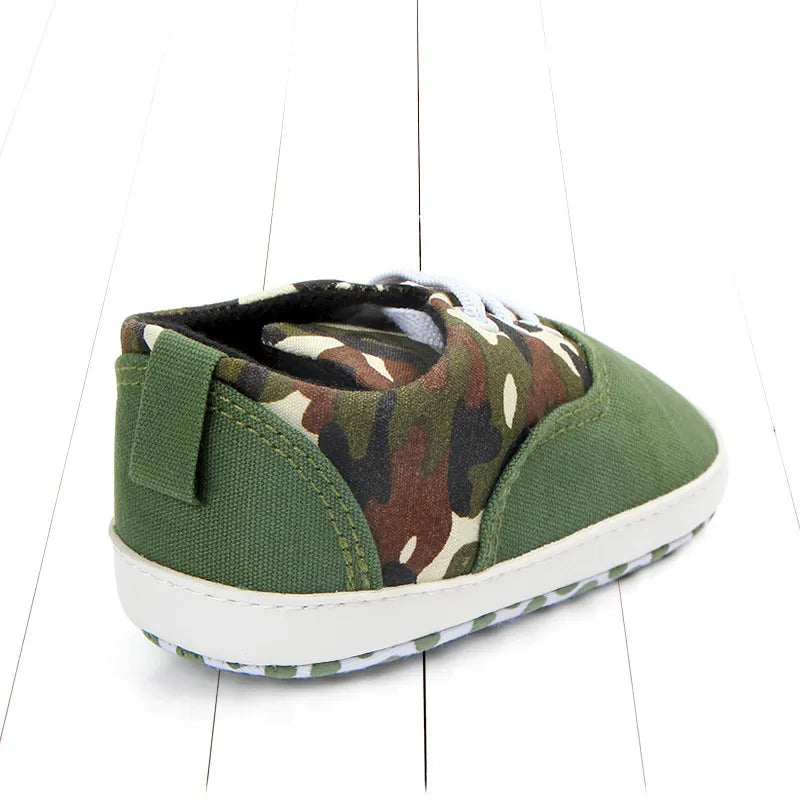 NEWBORN BABY SOFT BOTTOM CANVAS SHOES