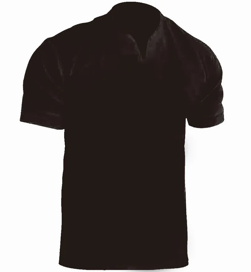 MEN'S PLUS SIZE SOLID V-NECK T-SHIRT