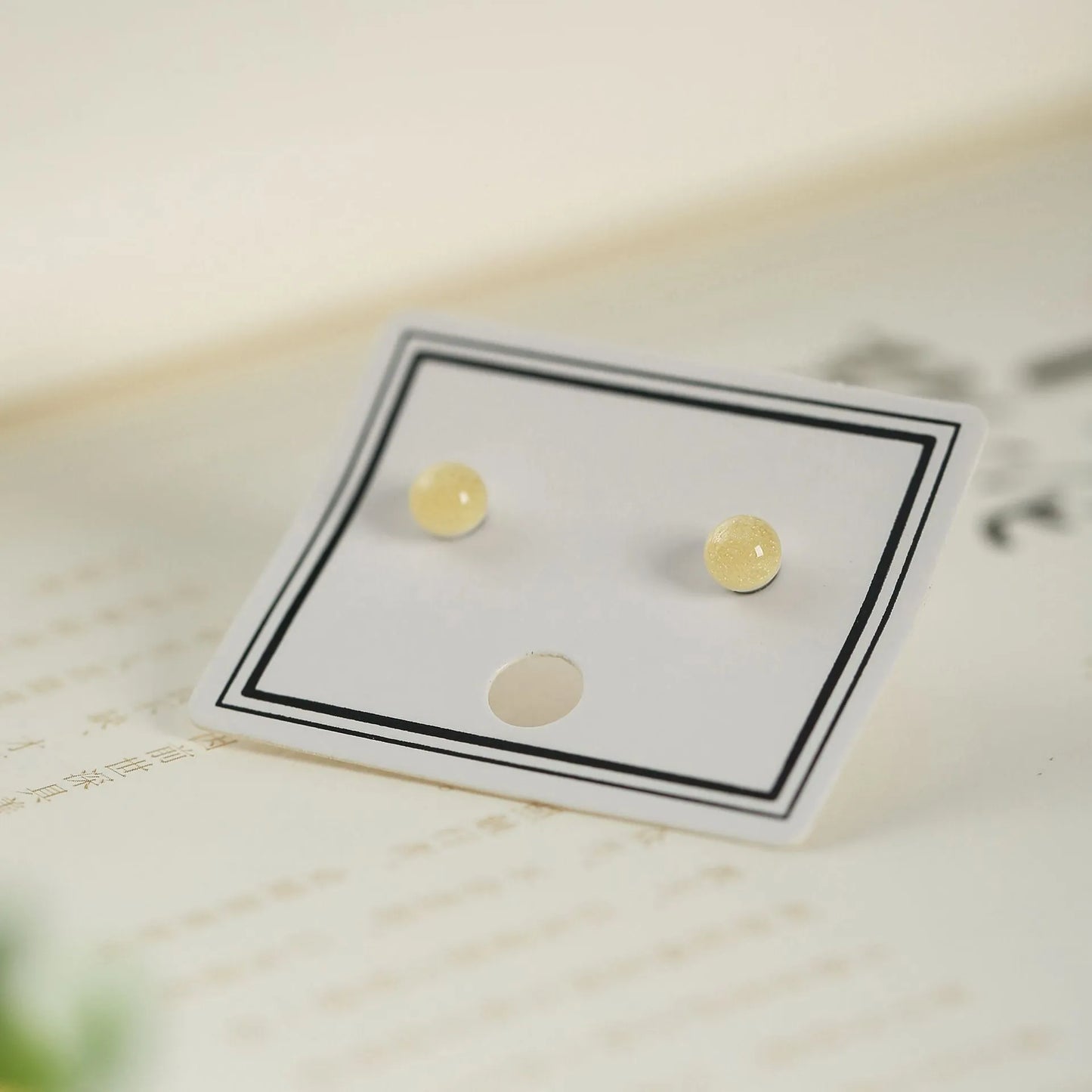 LADIES/GIRL'S BUBBLE SHAPE EARRINGS