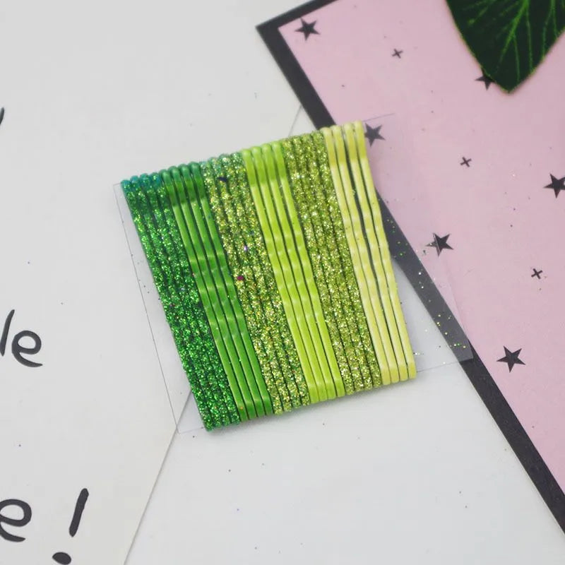 GIRL'S METAL SHINE SEQUINS HAIRPINS