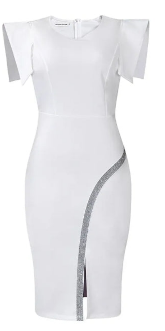 LADIES TIGHT SLIT DRESS