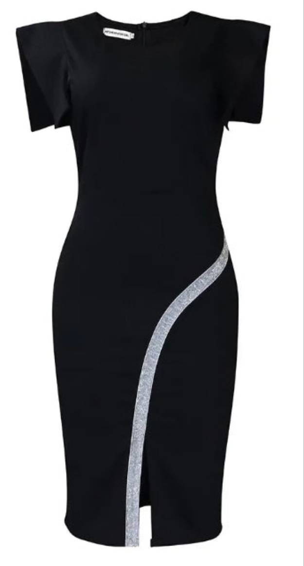 LADIES TIGHT SLIT DRESS