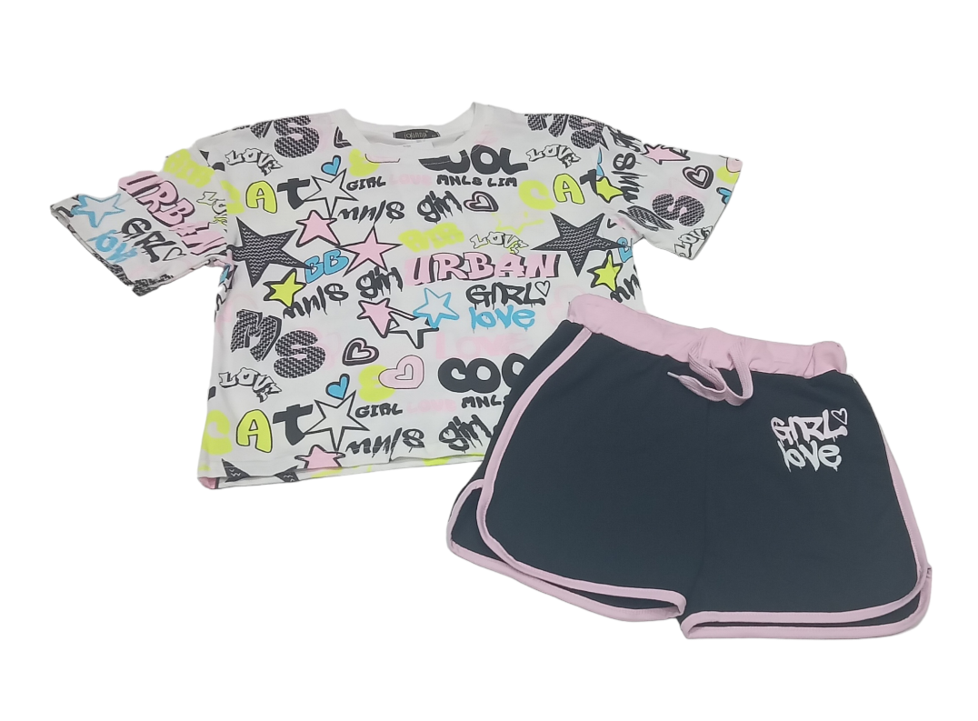 GIRL'S CASUAL WEAR 2PCS SET (22KY095B)