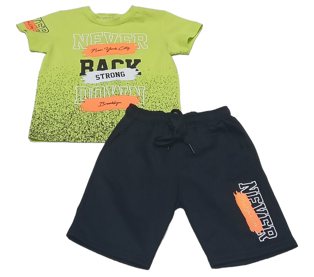 BOY'S CASUAL WEAR 2 PCS SET (21KY23379B)