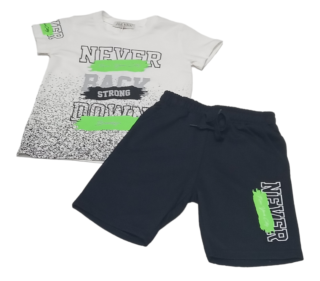 BOY'S CASUAL WEAR 2 PCS SET (21KY23379B)