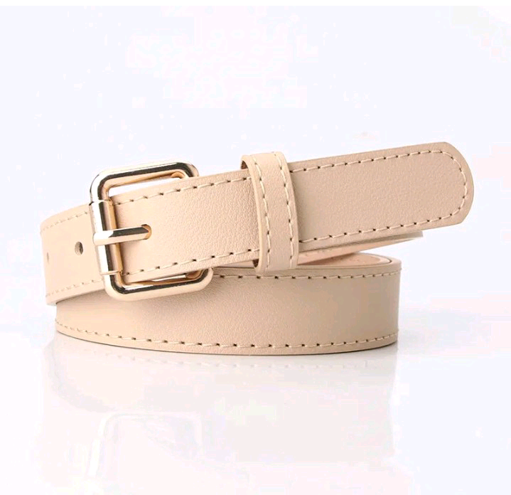 LADIES SNAKE PATTERN BUCKLE BELT