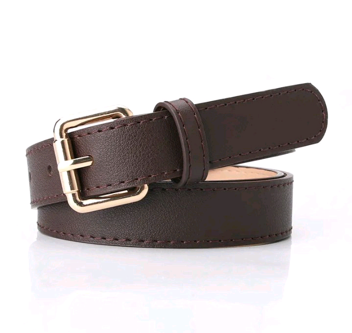 LADIES SNAKE PATTERN BUCKLE BELT