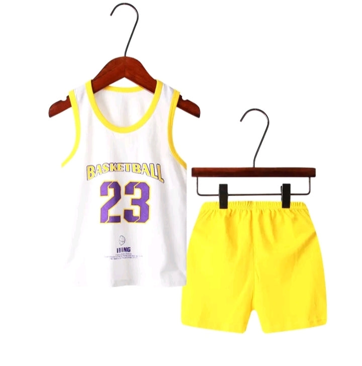 UNISEX CASUAL SLEEVELESS 2PCS SET