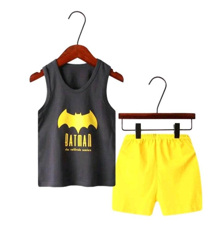 UNISEX CASUAL SLEEVELESS 2PCS SET