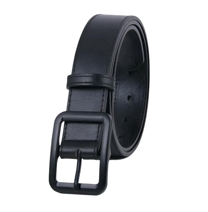 MEN'S CASUAL LEATHER PIN BUCKLE BELT
