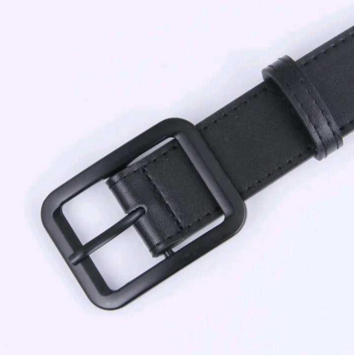 MEN'S CASUAL LEATHER PIN BUCKLE BELT