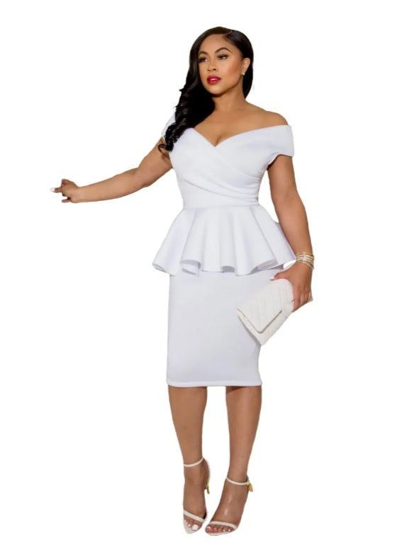 LADIES ZIPPER SKIRT DRESS