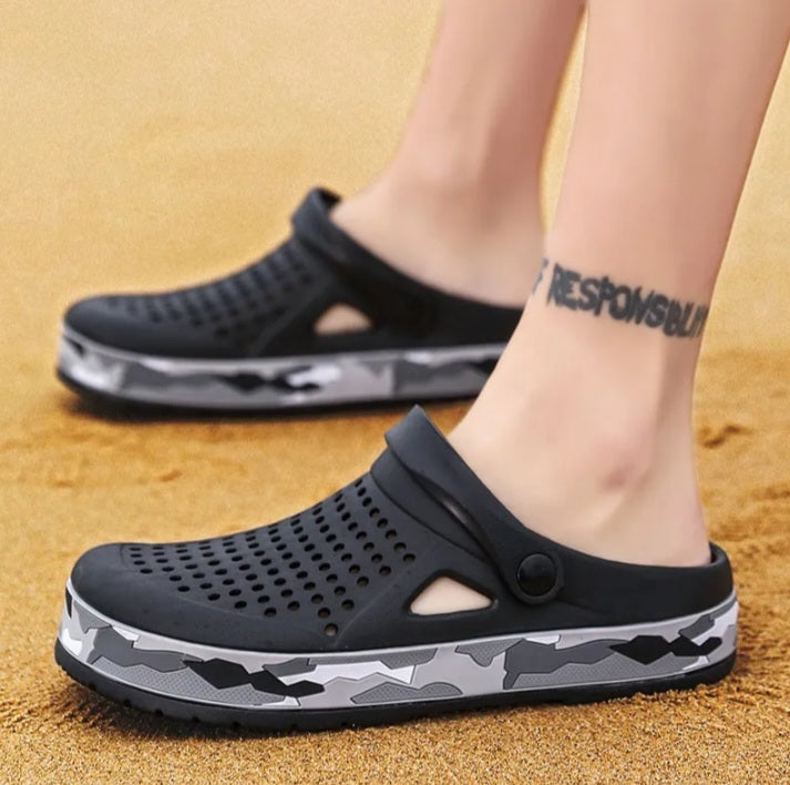 MEN'S BREATHABLE HOLLOW NON-SLIP SANDALS