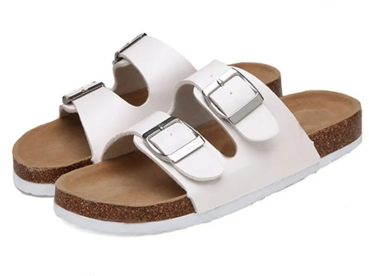 MEN'S DOUBLE BUCKLE BEACH SLIPPERS