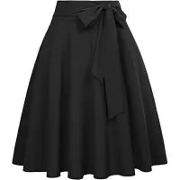 LADIES HIGH WAIST POCKET SKIRT