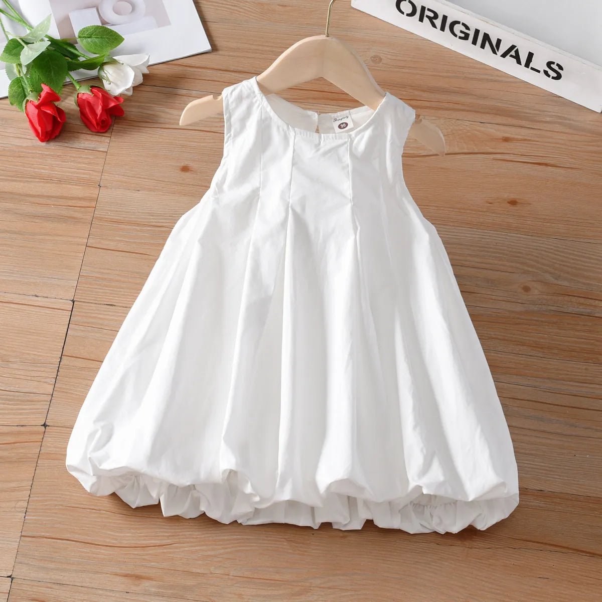 GIRL'S CASUAL SLEEVELESS DRESS