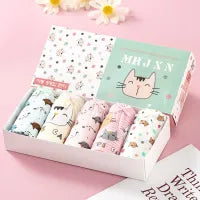 GIRL'S 5PCS SET COTTON PANTIES