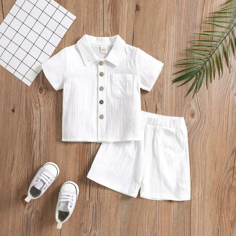 BOY'S LINEN 2PCS SET