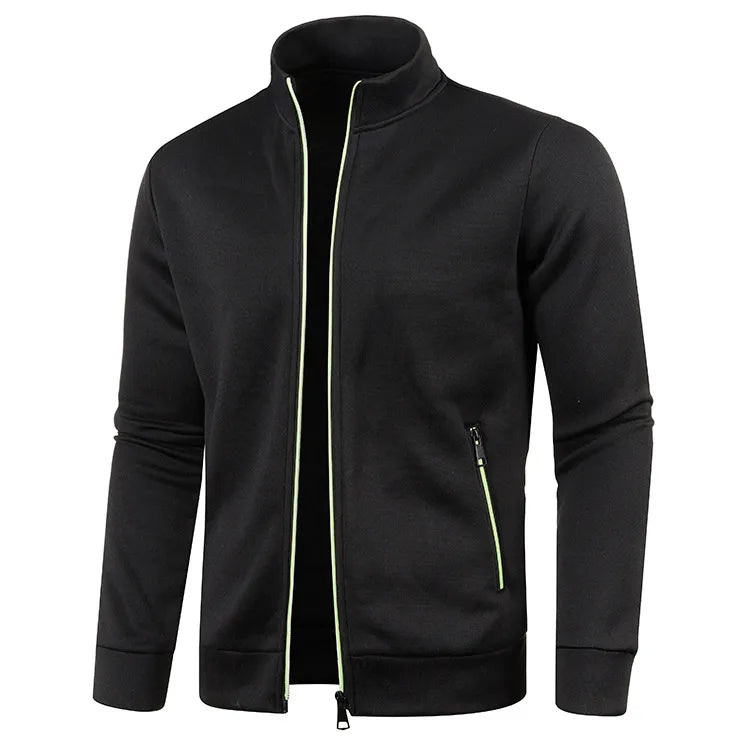 MEN'S CASUAL LONG SLEEVE ZIPPER JACKET