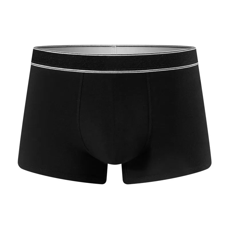 MEN'S BASIC COTTON MID WAIST BOXER PANTS