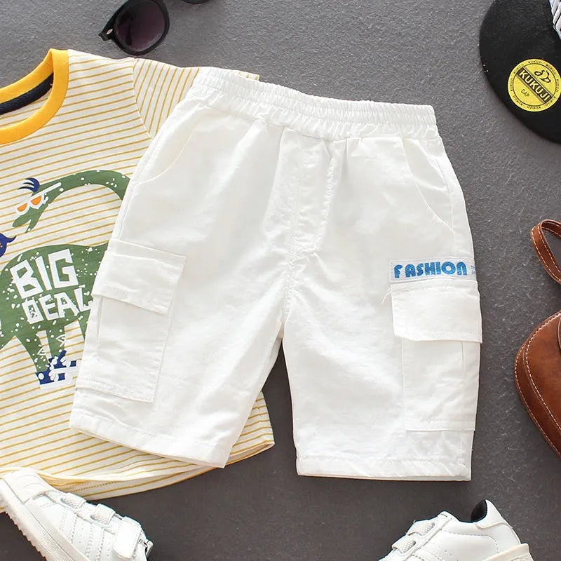 BOY'S CASUAL POCKET SHORTS