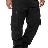 MEN'S MULTI-POCKET STRAIGHT PANTS
