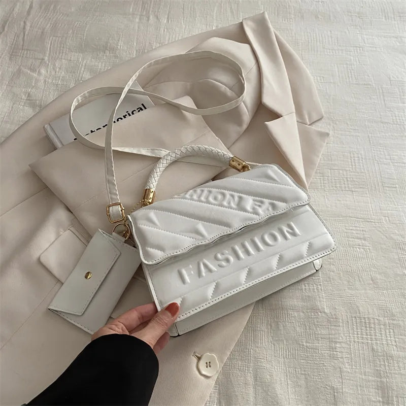 LADIES SQUARE SHOULDER HANDBAG