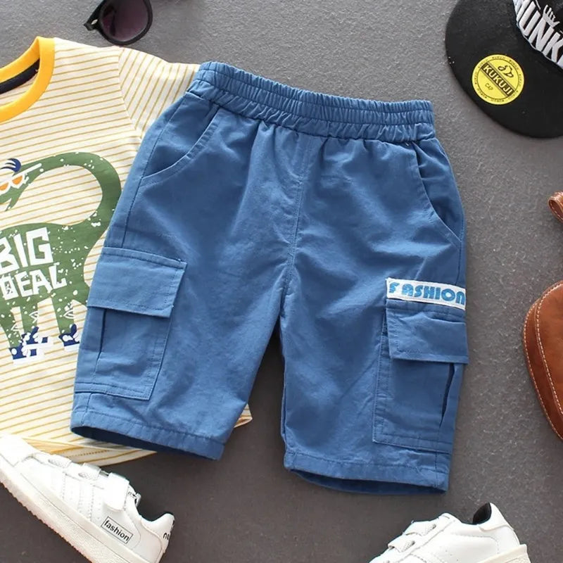 BOY'S CASUAL POCKET SHORTS