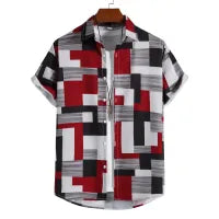 MEN'S FASHION PRINTING STRIPE SHIRT