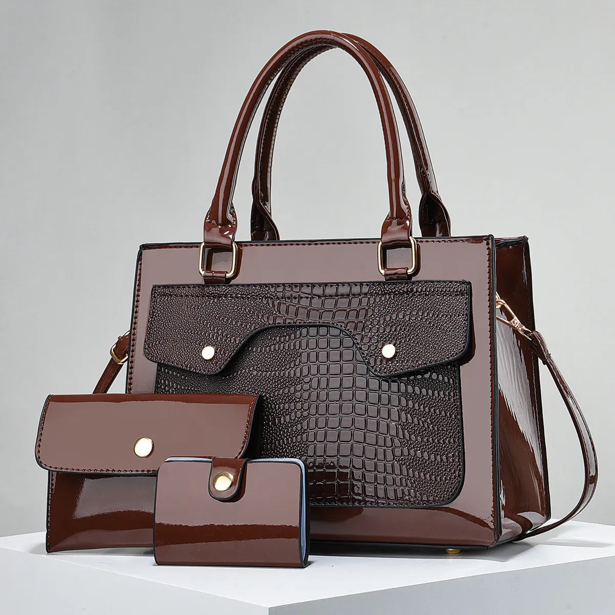 LADIES 3 PCS SET HANDBAG