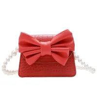 GIRL'S PEARL CHAIN CROSSBODY BAG