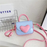 GIRL'S HEART CROSSBODY HANDLE BAG
