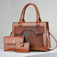 LADIES 3 PCS SET HANDBAG