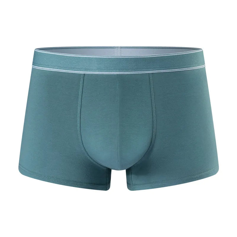 MEN'S BASIC COTTON MID WAIST BOXER PANTS
