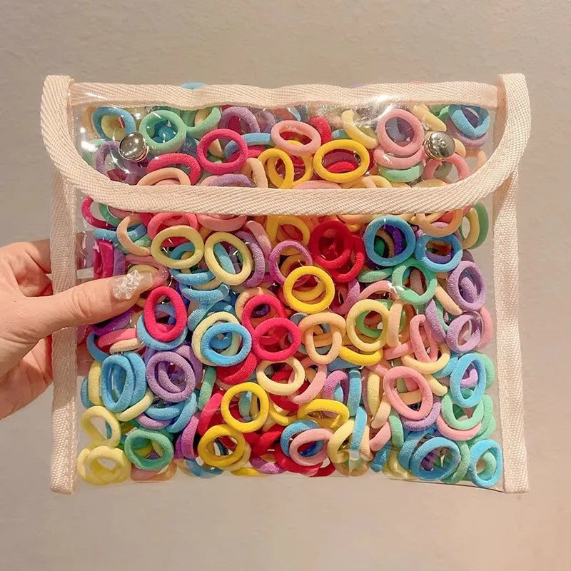 GIRL'S MULTICOLOR ELASTIC HAIR RING