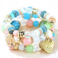 LADIES BEADED BRACELET SET