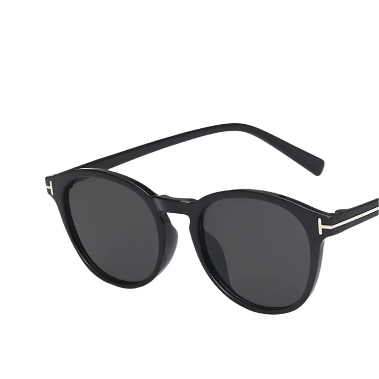 MEN'S VINTAGE T-ROUND FRAME SUNGLASSES