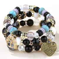 LADIES BEADED BRACELET SET