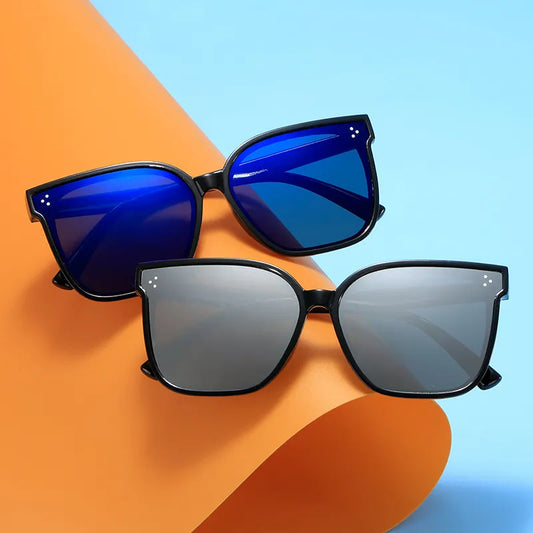 KIDS SQUARE FRAME GRADIENT COLOR SUNGLASSES