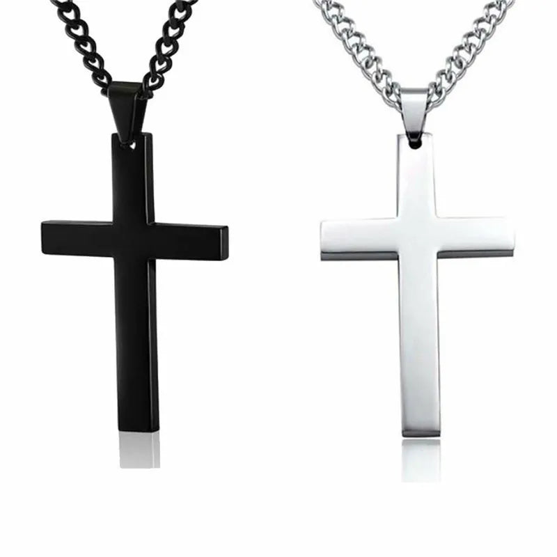 UNISEX CROSS PENDANT NECKLACE
