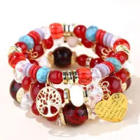 LADIES BEADED BRACELET SET