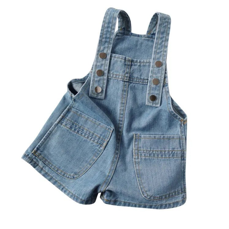 GIRL'S TODDLER SUSPENDER JEANS DRESS