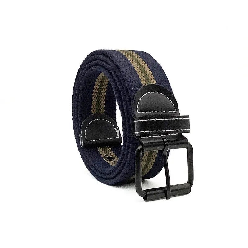 MEN'S CASUAL PIN BUCKLE CANVAS BELT