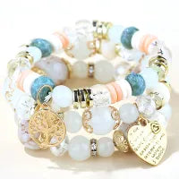 LADIES BEADED BRACELET SET