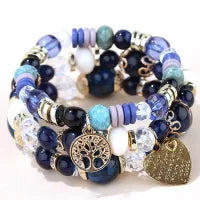 LADIES BEADED BRACELET SET