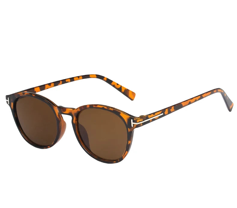 MEN'S VINTAGE T-ROUND FRAME SUNGLASSES