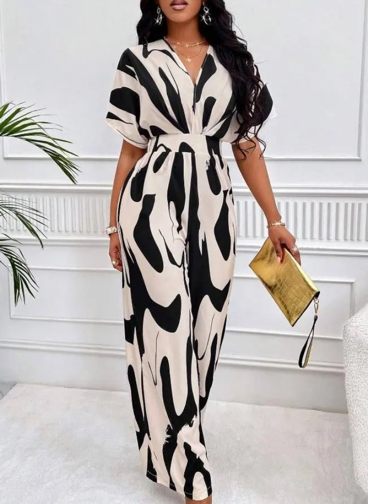LADIES WIDE LEG JUMPSUIT