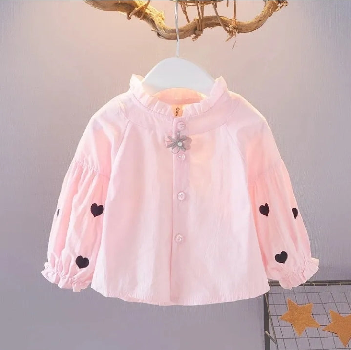 GIRL'S LONG SLEEVE BLOUSE