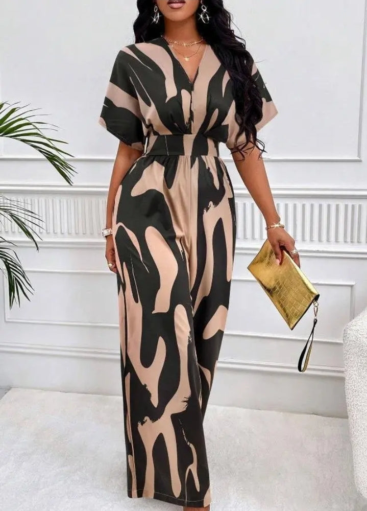 LADIES WIDE LEG JUMPSUIT