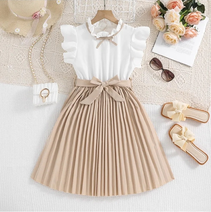 GIRL'S PLEATED DRESS